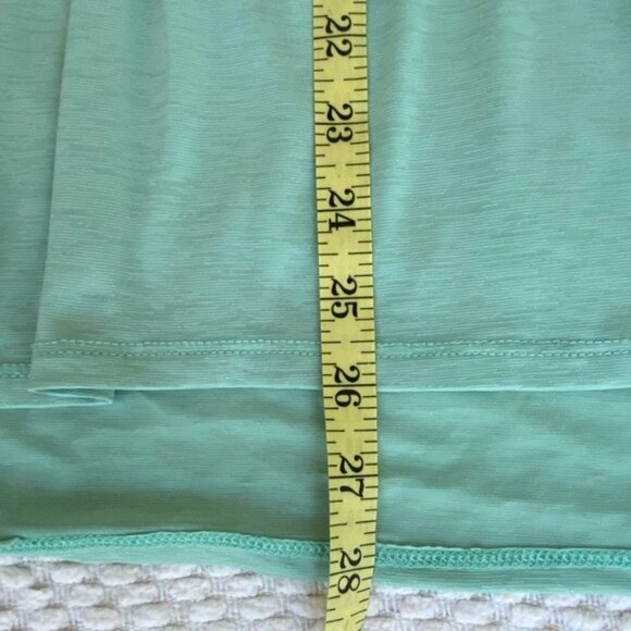 Wonderly Mint Green Pintuck Pleated Long Sleeve Blouse Size PM - Picture 8 of 9